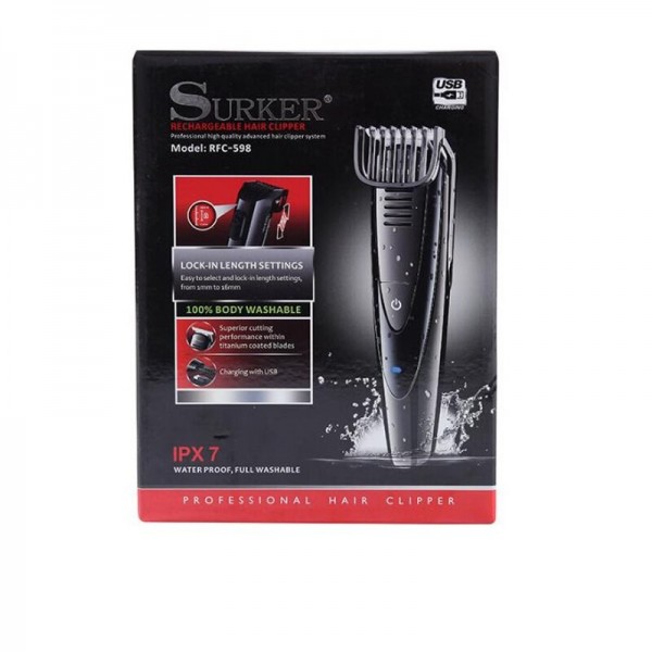 Máquina de Cortar Cabelo Surker RFC-598