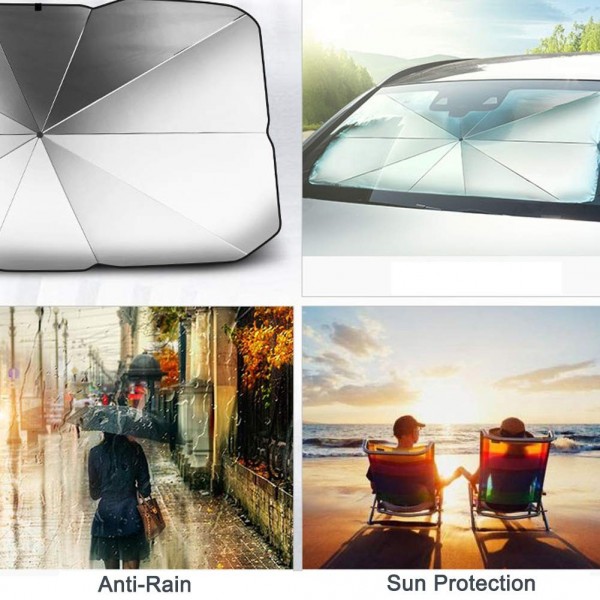 Guarda Sol Dobrável Para Carro