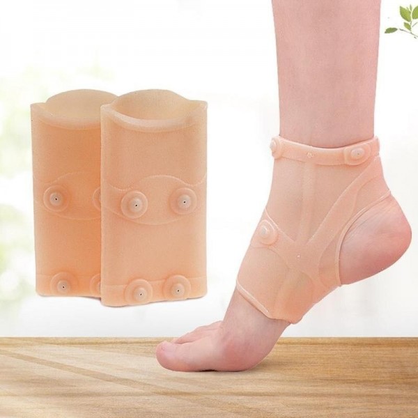 Protetor Ortopédico de Silicone para Tornozelos