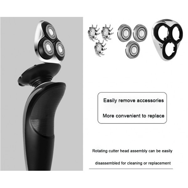 Máquina de Barbear Elétrica 4 em 1 QA-T657