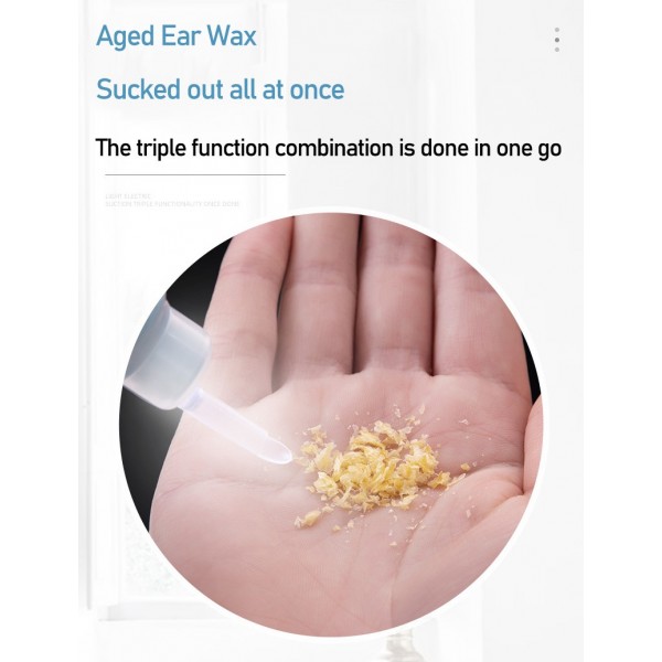 Limpa Ouvidos com LED e Sucção QA-ES2