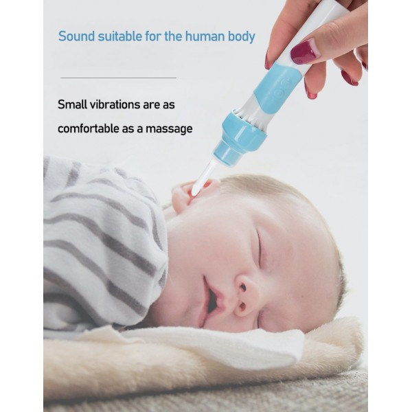 Limpa Ouvidos com LED e Sucção QA-ES2