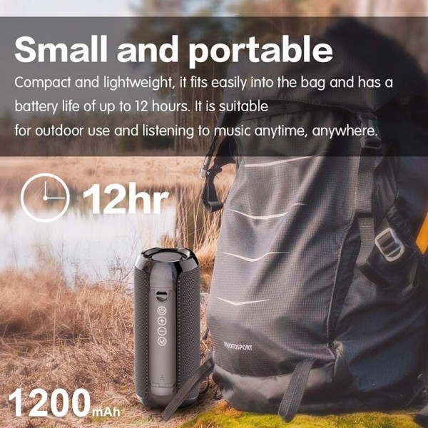 Coluna Bluetooth T&G 1200 mAh TG116