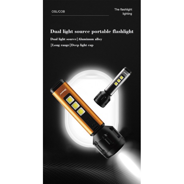 Lanterna LED USB Recarregável QA-L772