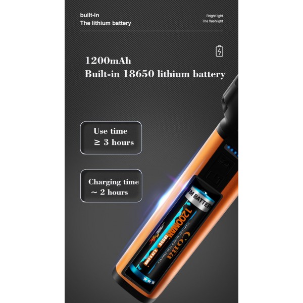 Lanterna LED USB Recarregável QA-L772