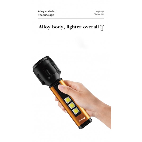 Lanterna LED USB Recarregável QA-L772