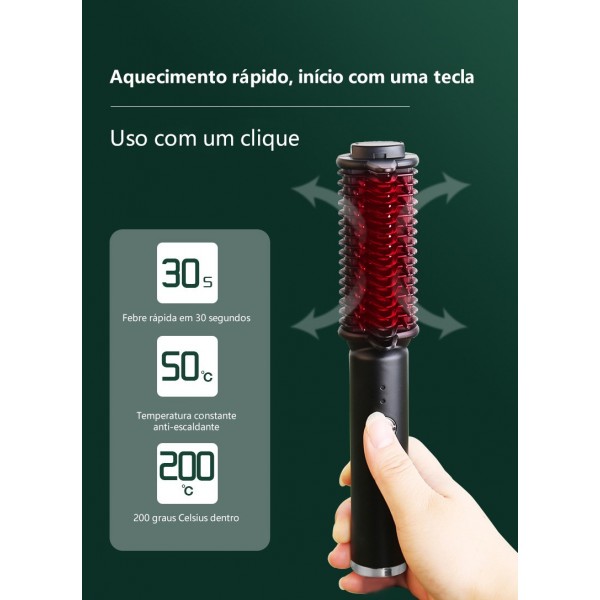 Escova Alisadora Portátil QA-T623