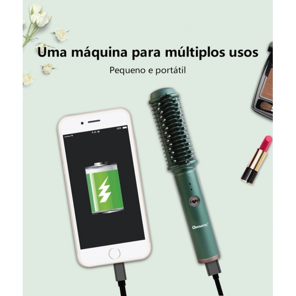 Escova Alisadora Portátil QA-T623