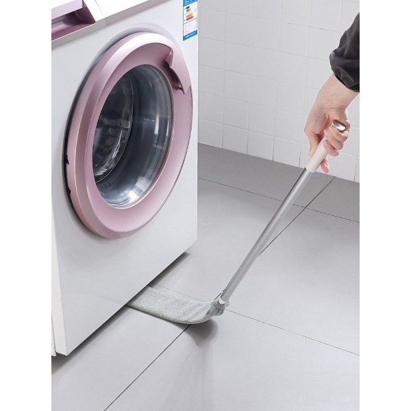 Vassoura telescópica com cabeça flexível