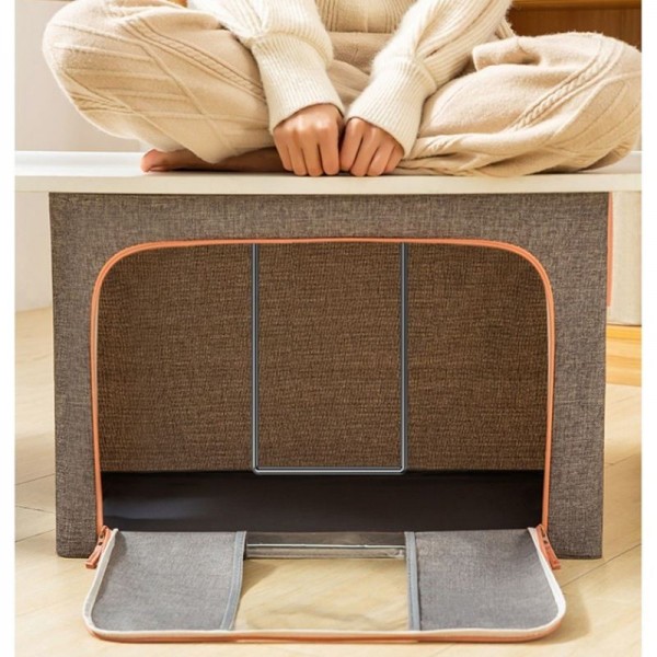 Caixa Organizadora Dobrável com Janela Transparente