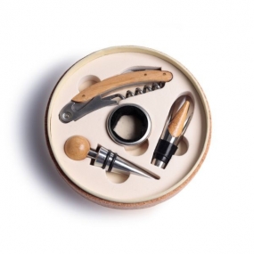 Conjunto Enoteca e Saca Rolha