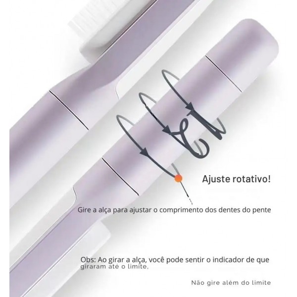 Escova De Cabelo Autolimpante