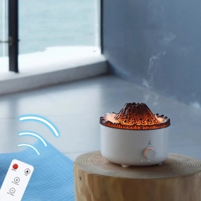Humidificador com Design de Vulcão
