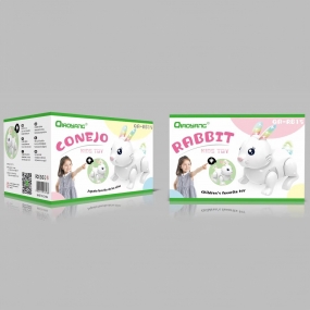 Brinquedo Interativo Coelho Qiaoyang QA-RB15