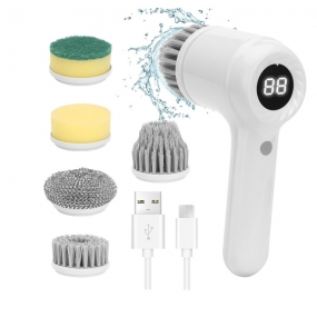 Escova de Limpeza Elétrica Multifuncional