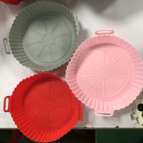 Forma de Silicone para Airfryer - Redonda 18cm 2