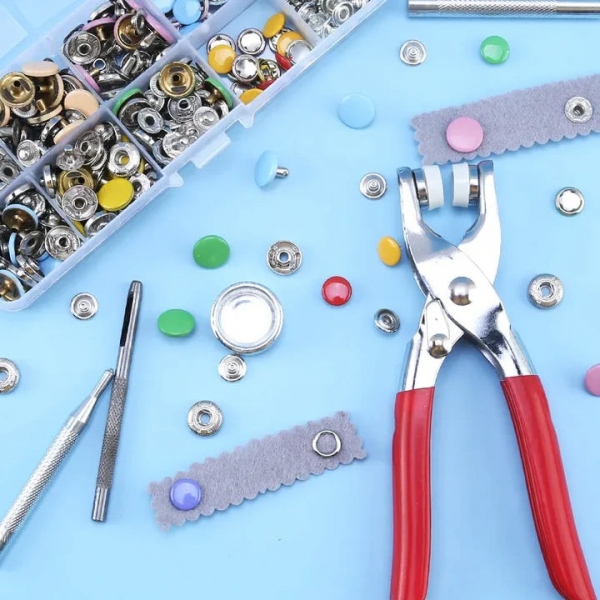 Kit Alicate de Botão de Pressão