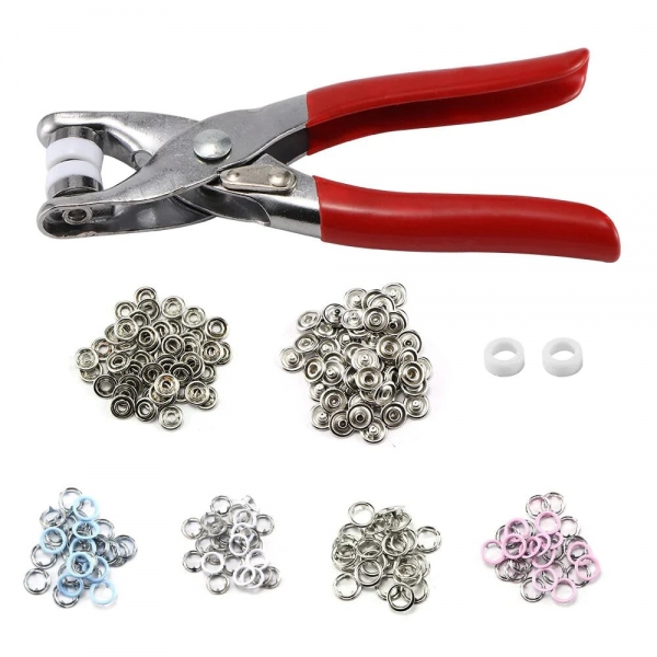 Kit Alicate de Botão de Pressão