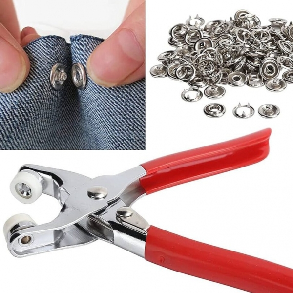 Kit Alicate de Botão de Pressão