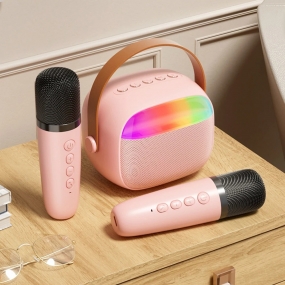 Coluna Altifalante Bluetooth e Microfones 2