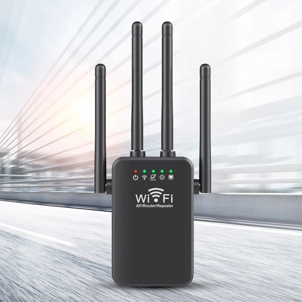 Amplificador de Sinal Wi-Fi 300Mbps com 4 Antenas