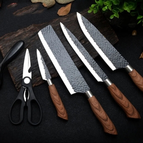 Conjunto de Facas Profissionais de Cozinha – Estilo Japonês