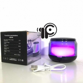 Mini Coluna Bluetooth com Luz LED
