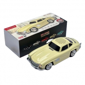 Coluna Bluetooth Retro – Design Carro Clássico com 10W e...